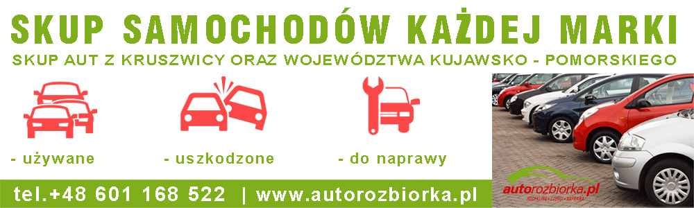 Skup aut Kruszwica i okolice. Skupujemy wszystkie pojazdy, bez ograniczeń dotyczących wieku bądź stanu technicznego.